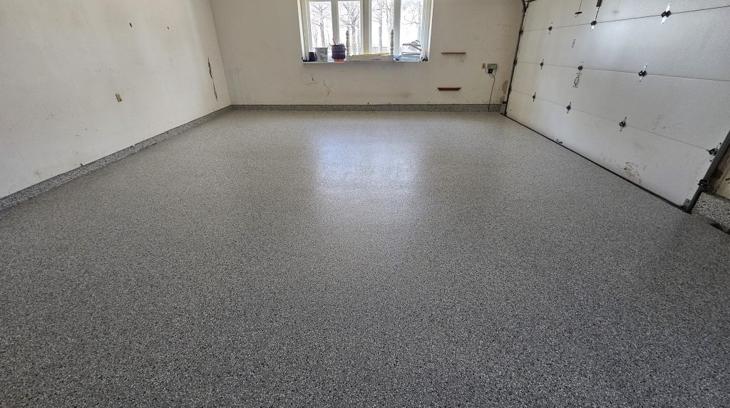 flake epoxy garage floor kansas city min