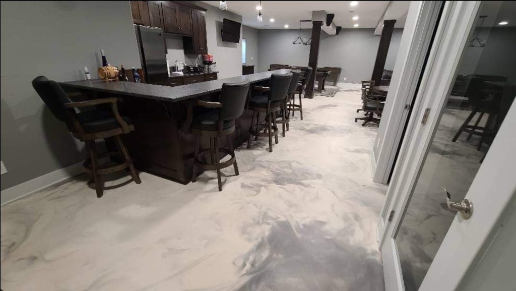 best basement metallic epoxy flooring near me richmond mo high stakes epoxy llc min