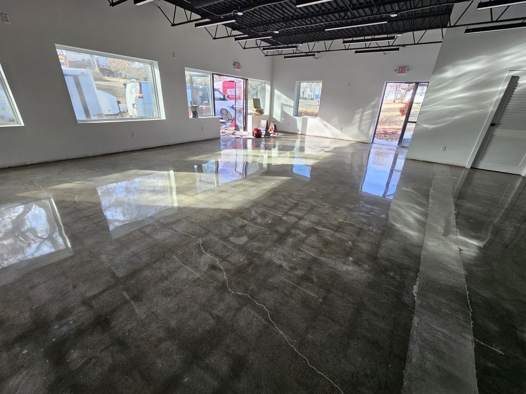 commercial concrete polishing in grandview mo by high stakes epoxy llc