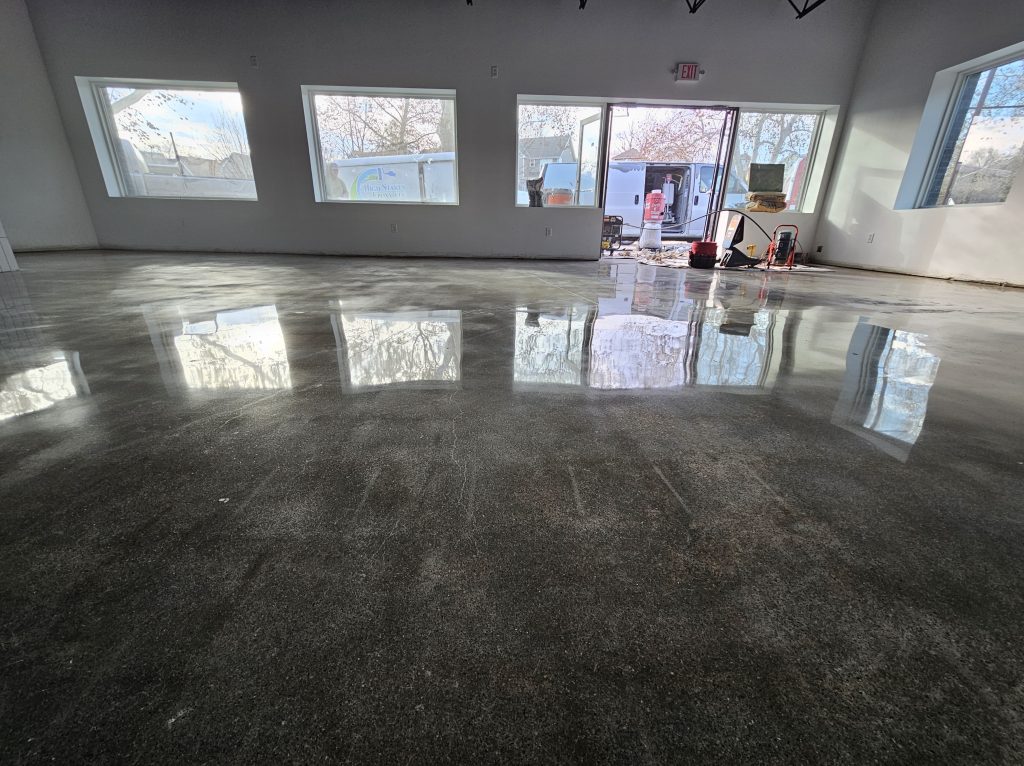 commercial concrete polishing in kansas city mo by high stakes epoxy llc min