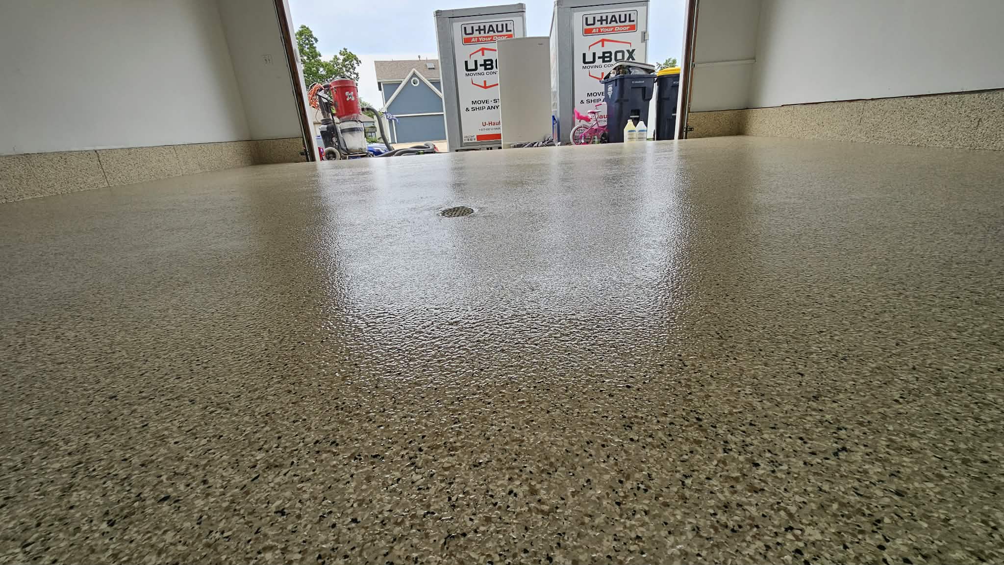 2 car garage floor coatings near me Liberty, MO High Stakes Epoxy LLC